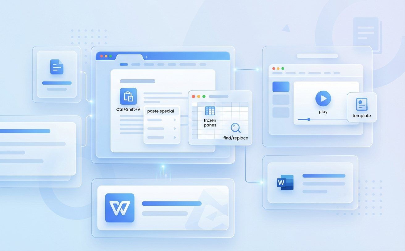 WPS Office 文字处理功能界面展示